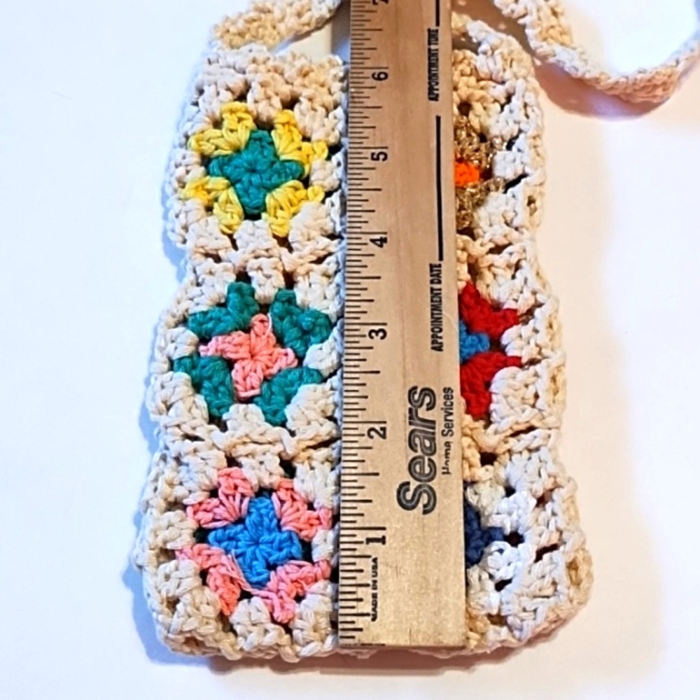 NWT Colorful Crochet Crossbody Bag - Picture 6 of 8